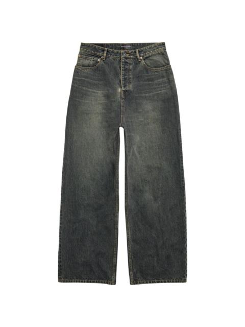 BALENCIAGA low-rise wide-leg jeans