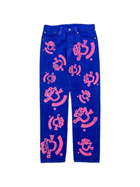 DENIM TEARS x Bstroy Levi’s 501 patterned jeans