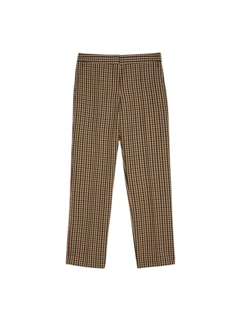 Jil Sander Micro Check Trousers