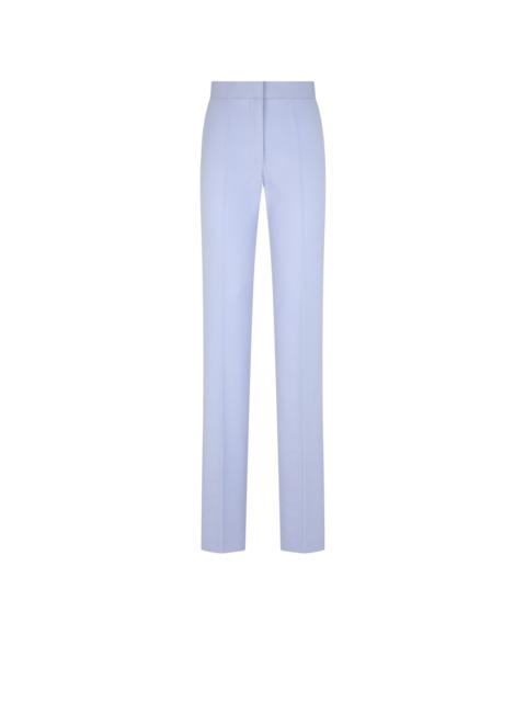 TOM FORD DOUBLE FACE LIGHT WOOL TAILORED STRAIGHT PANTS