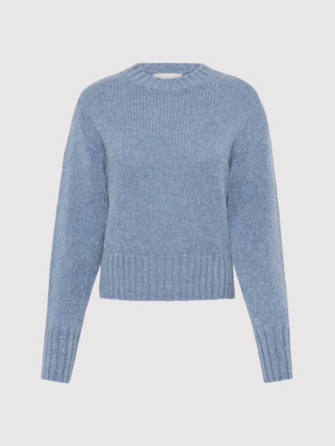 ST. AGNI Wool Cashmere Blend Sweater - Soft Blue