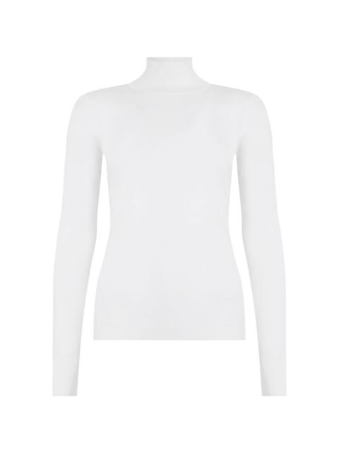 FABIANA FILIPPI high-collar long-sleeve blouse