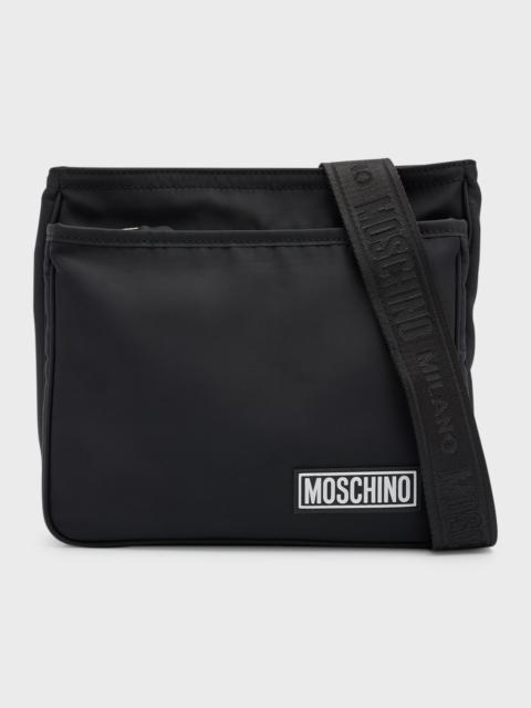 Moschino Men's Nylon Crossbody Bag