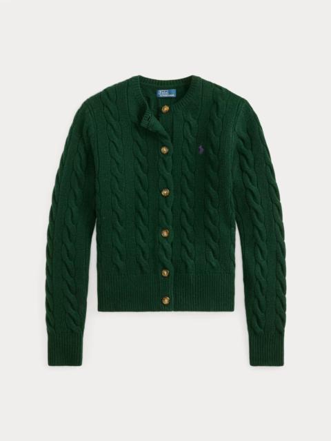 Polo Ralph Lauren Cable-Knit Wool-Cashmere Cardigan