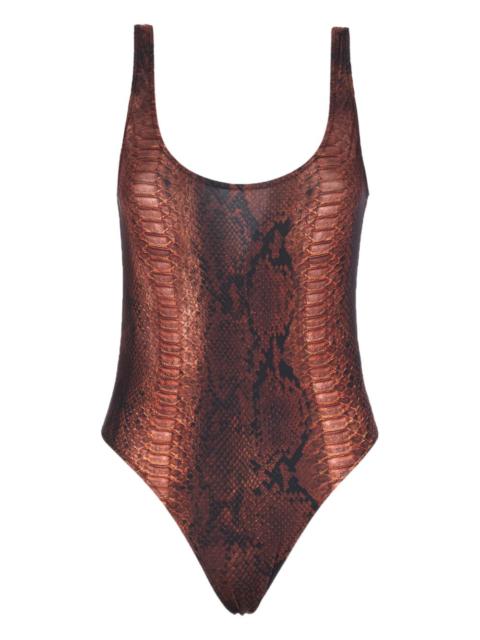 Jean Paul Gaultier printed swimsuit