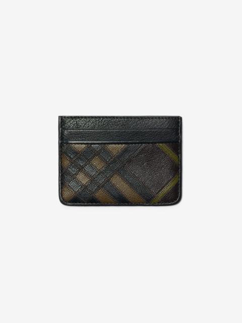 Burberry Check Intarsia Card Case