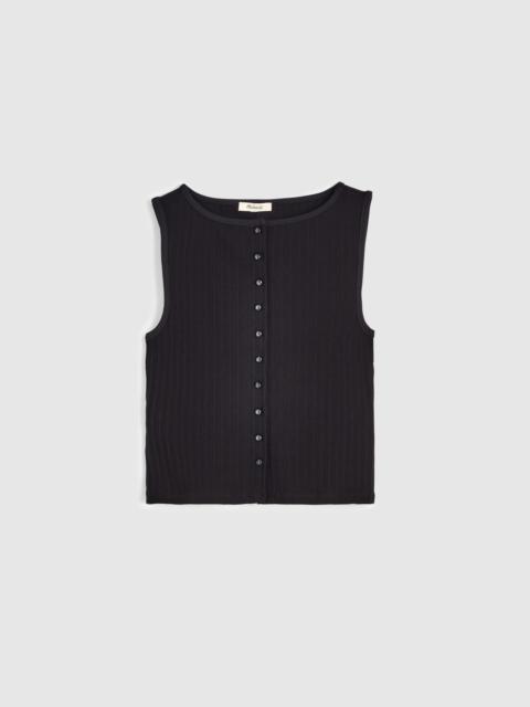 Madewell Ribbed Crewneck Shell Top