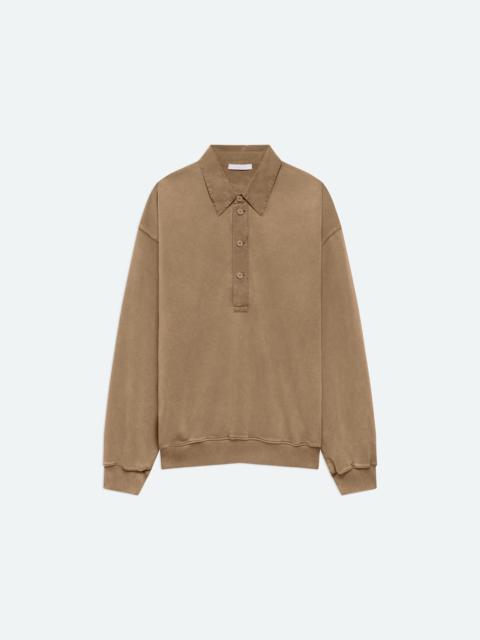 Helmut Lang GARMENT-DYED TERRY POLO