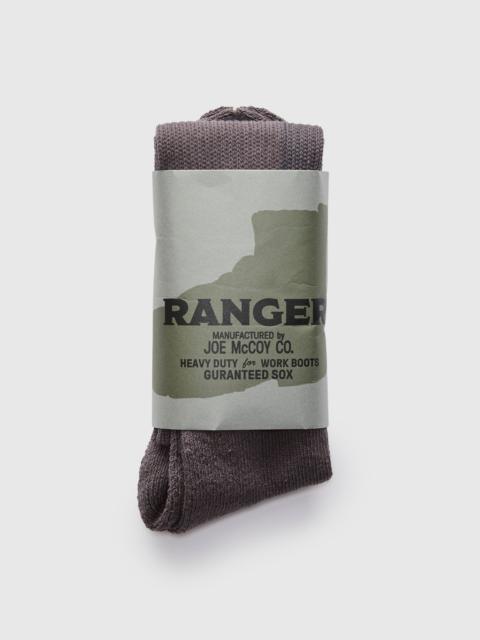 The Real McCoys "Ranger" Boot Socks in Gray