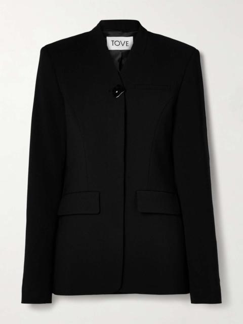 TOVE Selena crepe blazer