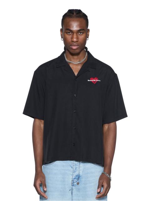 Ksubi HBL DINER SS SHIRT SATIN BLACK