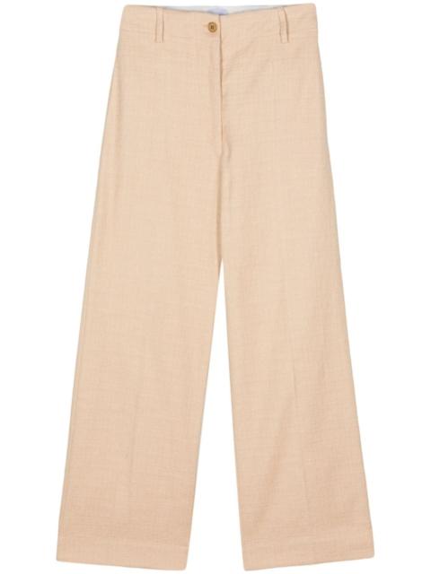PATOU bouclé straight-leg trousers