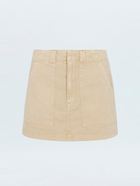 PISTOLA KAYLA MID RISE UTILITY SKIRT - CANOE