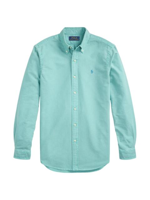 Polo Ralph Lauren Men's Classic-Fit Garment-Dyed Oxford Shirt - Deep Seafoam