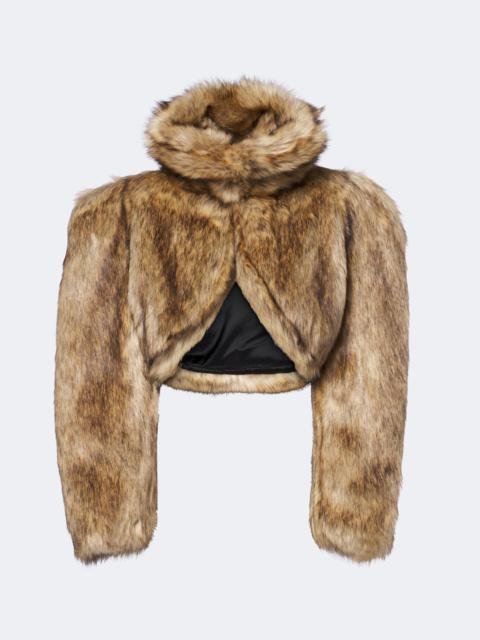 David Koma Cropped turtleneck jacket