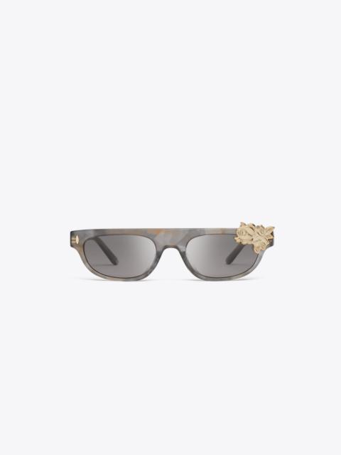 TORY BURCH Runway Flat-Top Sunglasses