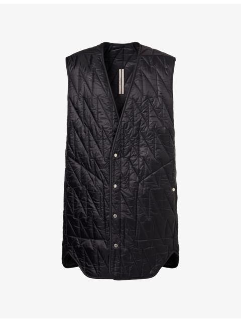 Rick Owens Larry Longline Padded Vest