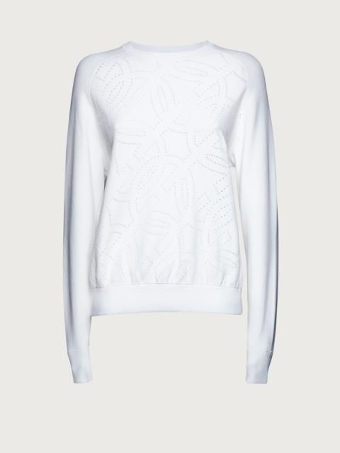 FERRAGAMO PERFORATED TOP