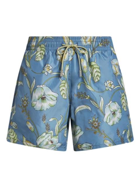 Etro floral print swim shorts