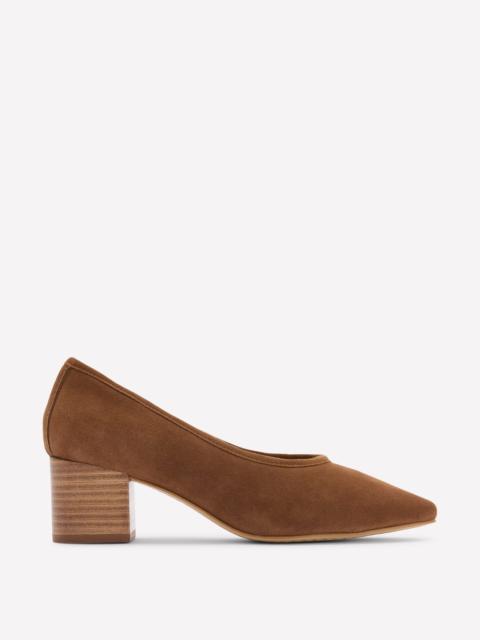 BODEN Closed Back Block Heel-Raw Umber