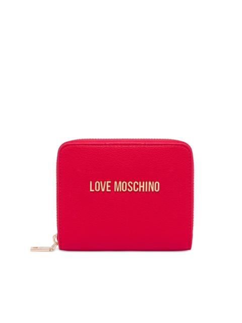 Moschino logo-lettering wallet