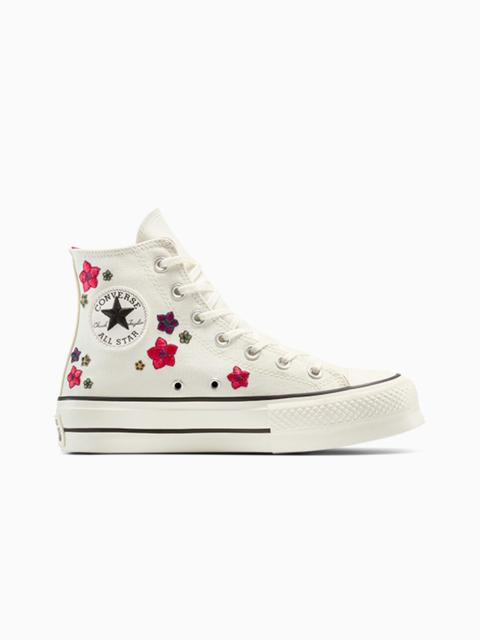 Converse Chuck Taylor All Star Lift Platform Flowers