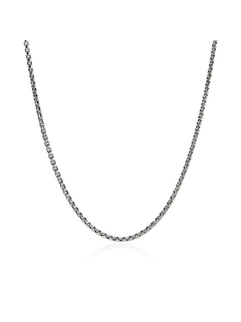 JOHN HARDY Box Chain Necklace, Sterling Silver, 2.7MM