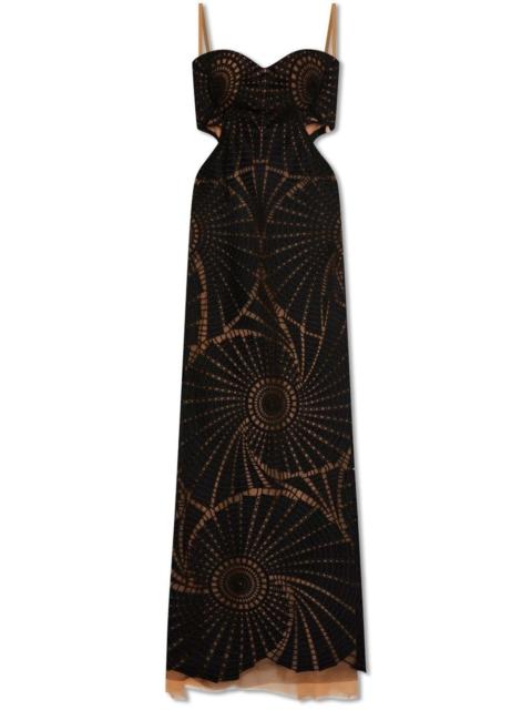 SIMKHAI Jamie embroidered dress