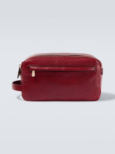 Brunello Cucinelli Leather toiletry bag