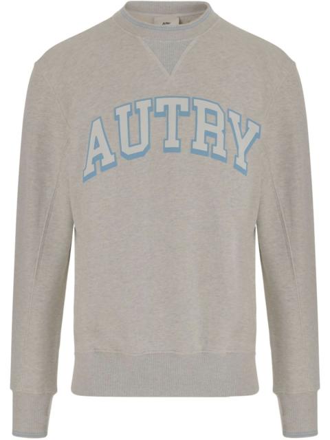 AUTRY logo-print cotton sweatshirt