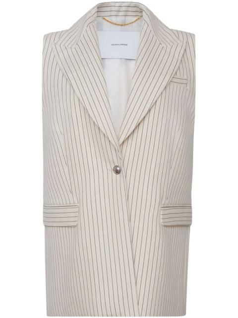 ADAM LIPPES Callan pinstripe gilet