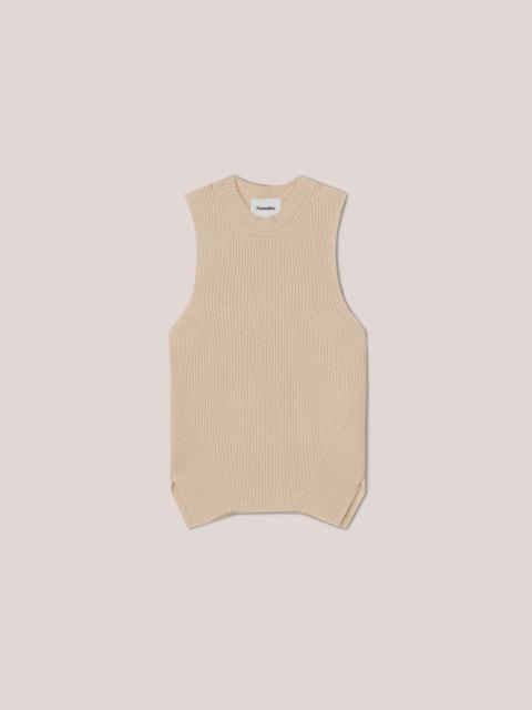 Nanushka LEELA - Cashmere-merino tank top - Beige