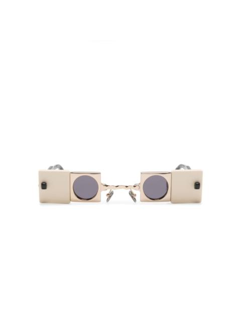 Kuboraum Q50 geometric-frame sunglasses