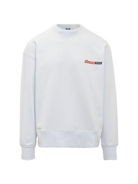 MSGM graphic-print sweatshirt