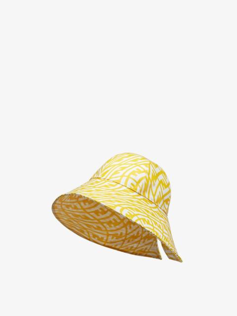 FENDI Yellow canvas hat