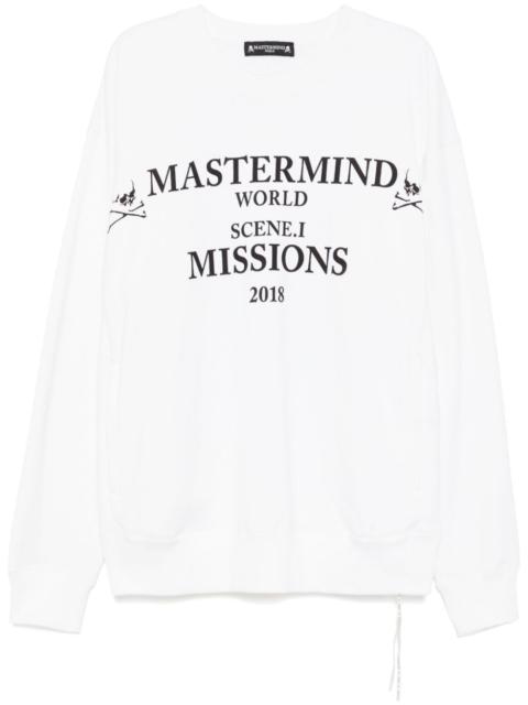 MASTERMIND WORLD logo print sweatshirt
