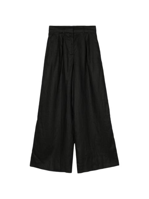 STAUD Sasha wide-leg linen trousers