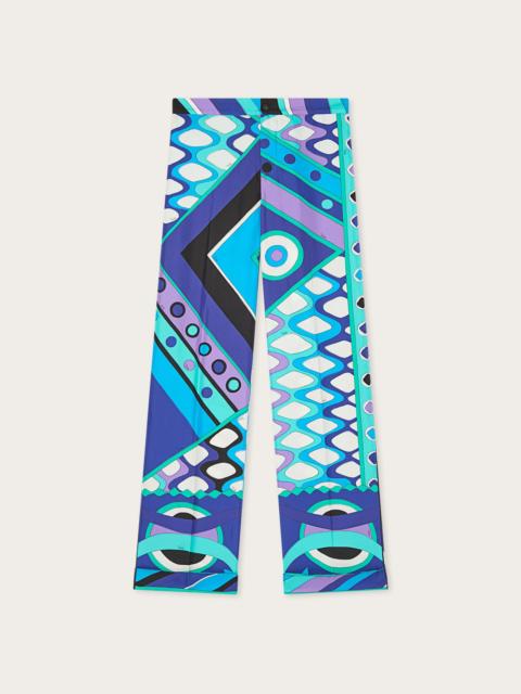 PUCCI VIVARA PRINT SILK PANTS