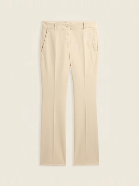 SLOWEAR Slim-fit trousers in stretch cotton drill