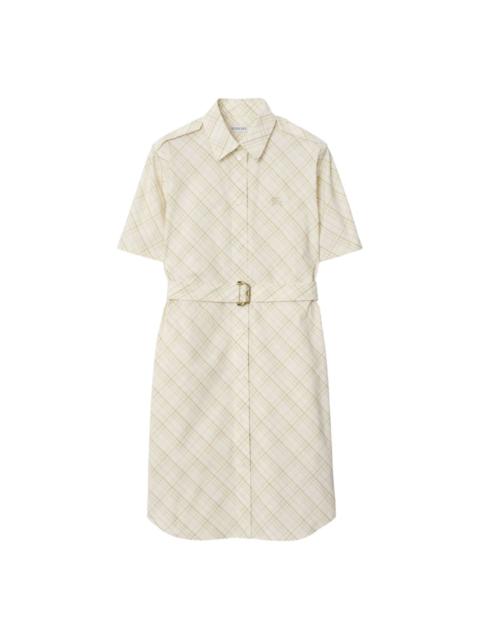 【関税＆送料込み】Burberry Cotton Shirtdress Burberry - Cotton shirtdress Ecru - The Corner
