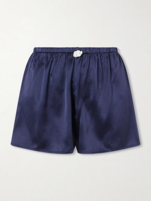 SARA CRISTINA Playa Silk Shorts