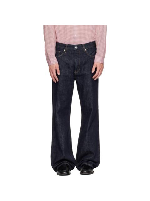 SUNFLOWER Blue Relaxed Boot Jeans