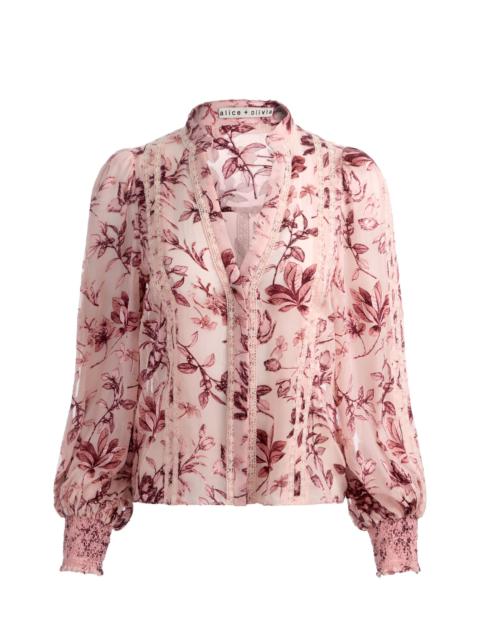Alice + Olivia ARLETTE BLOUSE