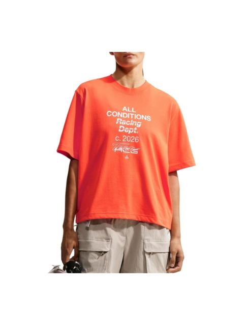 Nike (WMNS) Nike x ACG Dri-FIT T-Shirt 'Safety Orange' IR6983-819