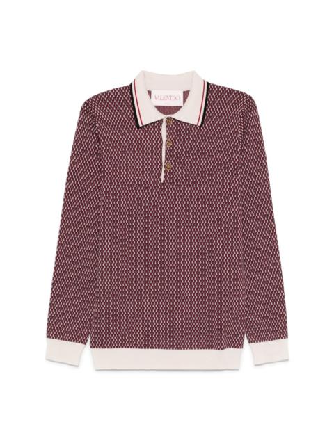knitted polo shirt