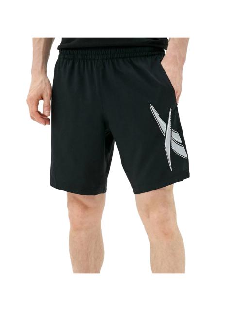 Reebok Workout Ready Woven Graphic Shorts "Black" FU3355