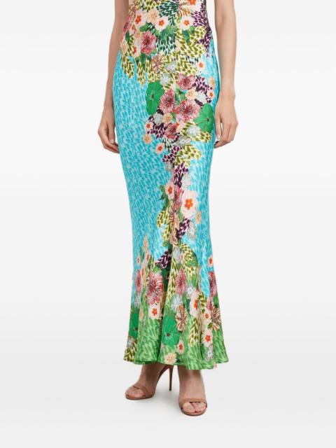 SALONI Renee floral-print maxi dress