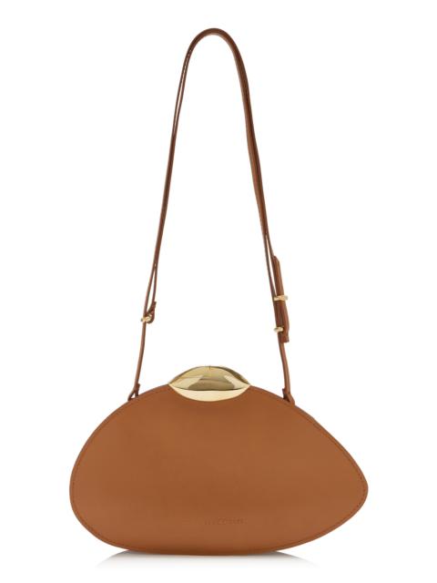 BENEDETTA BRUZZICHES Belle De Jour Leather Clutch brown