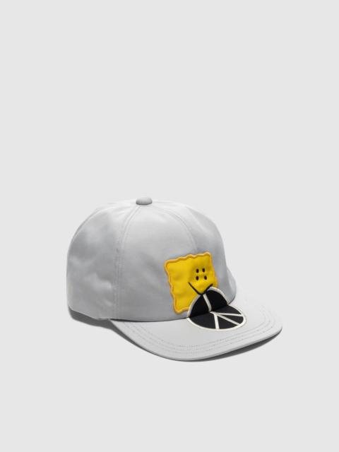 Kapital Chino Baseball Cap (PECKISH PEACE Embroidery) LightGray