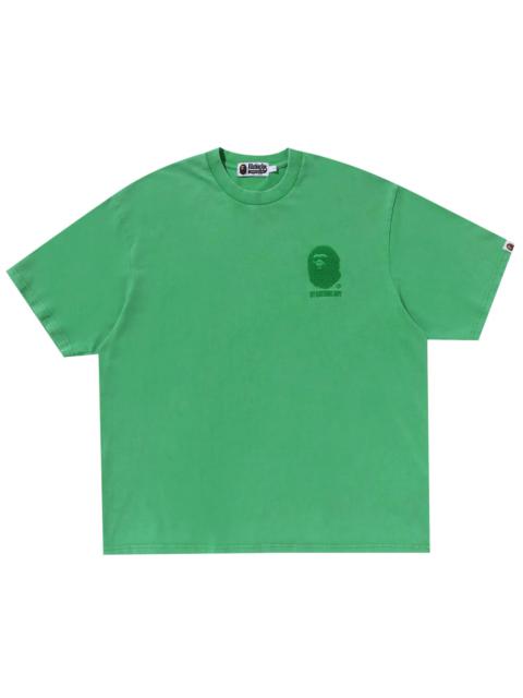 BAPE Ape Head One Point Acid Wash Relaxed Fit Tee 'Green'